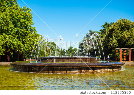 Nordpark public green area, Dusseldorf 118335590