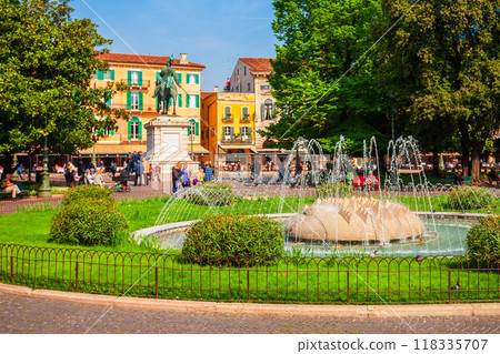 Piazza Bra square in Verona Piazza Bra square in Verona 118335707