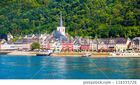 Sankt Goar town in Germany Sankt Goar town in Germany 118335726