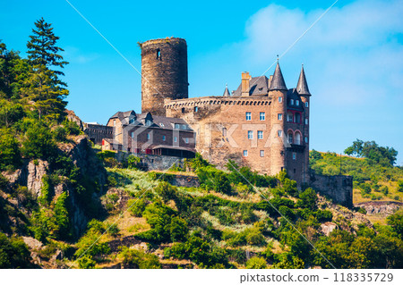 Katz Castle ruin in St. Goarshausen Katz Castle ruin in St. Goarshausen 118335729