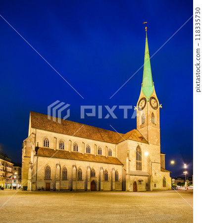 Fraumunster Church in Zurich, Switzerland 118335730