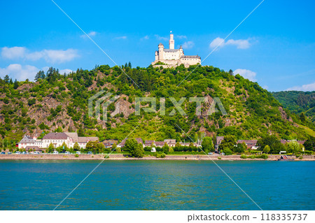 Marksburg old castle in Germany 118335737