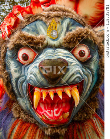 Ogoh statues Ngrupuk parade, Bali 118335781