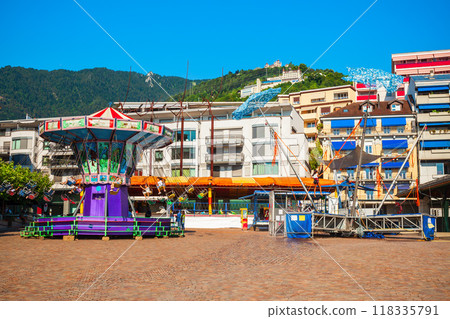 Montreux town on Lake Geneva Montreux town on Lake Geneva 118335791