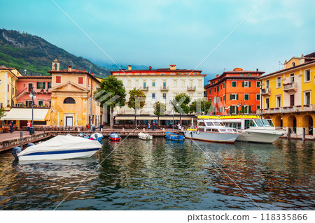 Malcesine town at Garda Lake 118335866