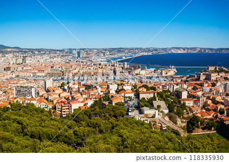 Marseille aerial panoramic view, France Marseille aerial panoramic view, France 118335930