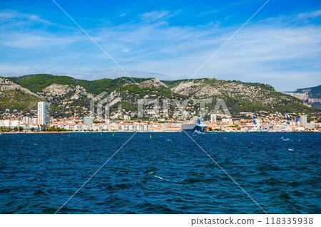 Toulon city panoramic view, France 118335938