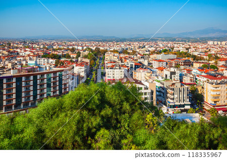 Manavgat city aerial panoramic view, Turkey Manavgat city aerial panoramic view, Turkey 118335967