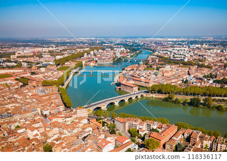 Toulouse aerial panoramic view, France Toulouse aerial panoramic view, France 118336117