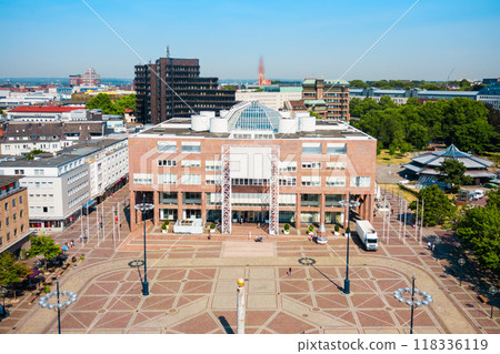 Dortmund city centre aerial view 118336119