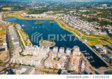 Phoenix See lake in Dortmund Phoenix See lake in Dortmund 118336120