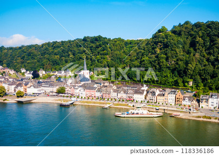 Sankt Goar town in Germany Sankt Goar town in Germany 118336186