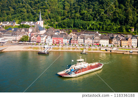 Sankt Goar town in Germany Sankt Goar town in Germany 118336188