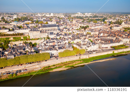 Loire river valley and Blois city Loire river valley and Blois city 118336191