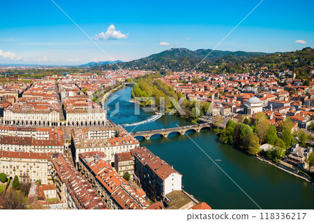 Turin aerial panoramic view, Italy Turin aerial panoramic view, Italy 118336217