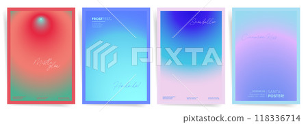 Soft Gradient Christmas Posters with Dreamy Winter Themes. Elegant and Minimalistic Designs for Festive Greeting Cards and Holiday Celebrations. Soft Gradient Christmas Posters with Dreamy Winter Themes. Elegant and Minimalistic Designs for Festive Greeting Cards and Holiday Celebrations. 118336714