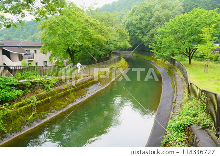 安城寺附近的琵琶湖運河(京都市山科區) 安城寺附近的琵琶湖運河(京都市山科區) 118336727