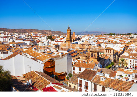 Saint Sebastian Parish Church in Antequera city, Spain Saint Sebastian Parish Church in Antequera city, Spain 118336943