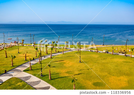 Beauty park near the Didim amphitheater in Turkey 118336956