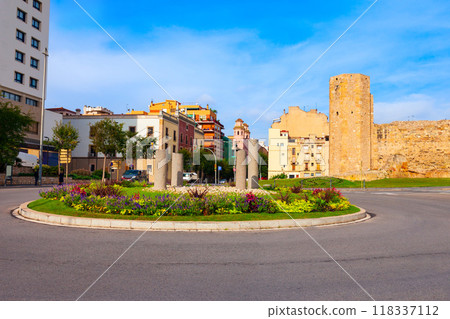 Monges Tower in Tarragona city in Spain Monges Tower in Tarragona city in Spain 118337112