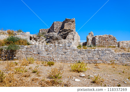 Miletus Archaeological Site near Didim city in Turkey 118337269