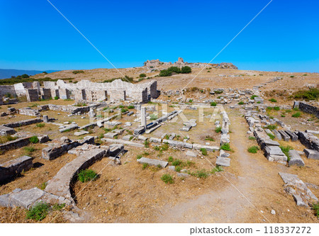 Miletus Archaeological Site near Didim city in Turkey Miletus Archaeological Site near Didim city in Turkey 118337272