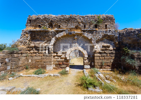 Miletus Archaeological Site near Didim city in Turkey 118337281