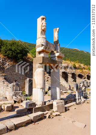 Ephesus ancient greek city is located in Izmir Province in Turkey 118337312