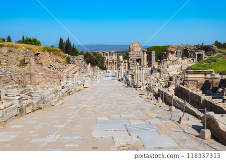 Ephesus ancient greek city is located in Izmir Province in Turkey Ephesus ancient greek city is located in Izmir Province in Turkey 118337315
