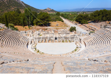 Ephesus Ancient Greek Theatre is located in Izmir Province in Turkey 118337319