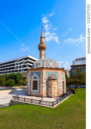 Konak Mosque in Izmir city in Turkey 118337333