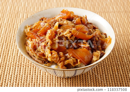 Delicious beef bowl 118337508