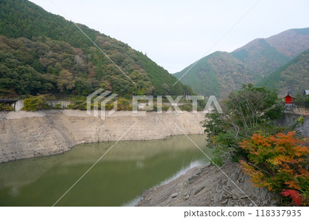 滋賀縣甲賀市_野洲川大壩東側風景1_2023年11月 118337935