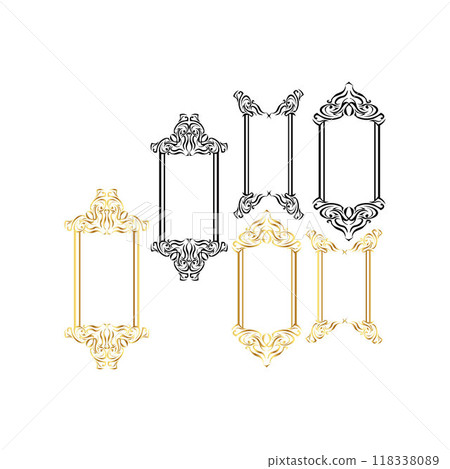Golden Rectangle Frame for Corner Certificate Golden Rectangle Frame for Corner Certificate 118338089