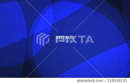 Dark blue circles and circular shapes on modern abstract background. 118339235