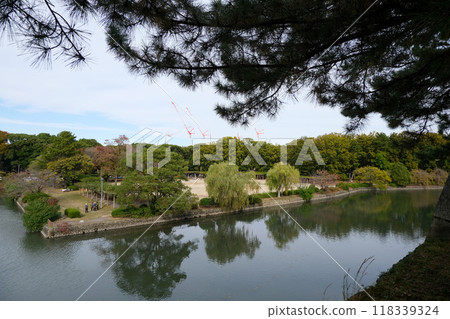 Naka-ku, Nagoya City, Aichi Prefecture_View from the north side of Nagoya Castle 2_November 2023 118339324