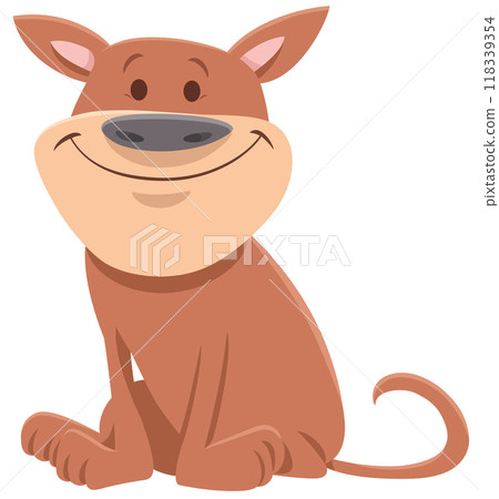 cartoon dog or puppy animal character cartoon dog or puppy animal character 118339354