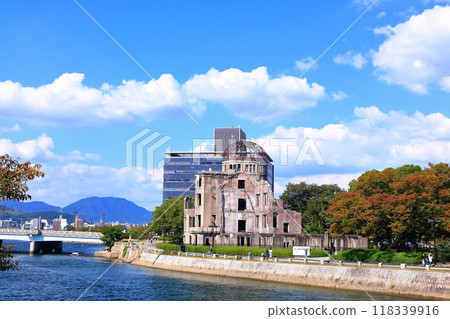 [廣島縣]秋季和平紀念公園（原子彈爆炸圓頂屋） 118339916