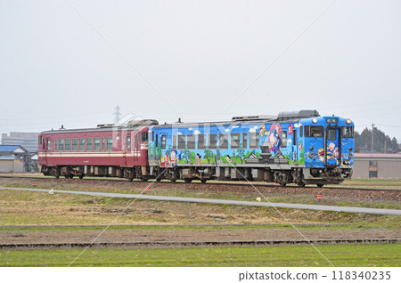Johana Line Takaoka-Futatsuka JR West Kiha 40-2136 + Kiha 40-2078 (Toyama) Johana Line Takaoka-Futatsuka JR West Kiha 40-2136 + Kiha 40-2078 (Toyama) 118340235