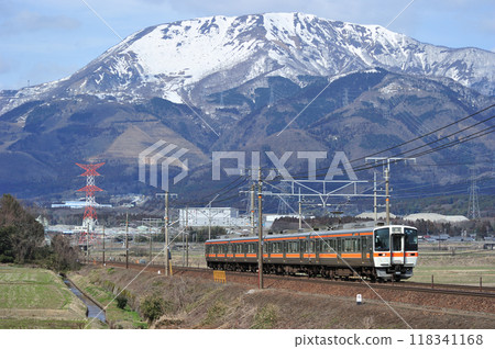 Tokaido Main Line, Omi-Nagaoka - Kashiwara, JR Central, 311 series, G10 formation (Ogaki) 118341168