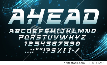Modern speed sport font, fast dynamic urban type or tech game typeface, vector English alphabet. Dynamic font letters in sport or modern technology style with gradient and bold oblique typeface Modern speed sport font, fast dynamic urban type or tech game typeface, vector English alphabet. Dynamic font letters in sport or modern technology style with gradient and bold oblique typeface 118341245
