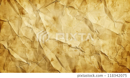 Crumpled and Aged Paper Texture 118342075