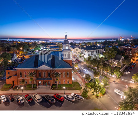Fernandina Beach, Florida, USA Historic Downtown Fernandina Beach, Florida, USA Historic Downtown 118342654