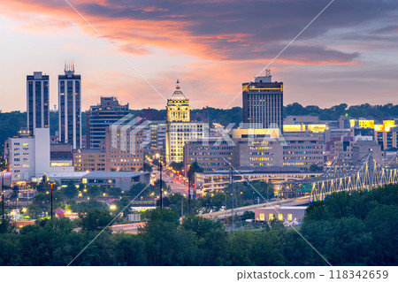 Peoria, Illinois, USA Downtown Skyline Peoria, Illinois, USA Downtown Skyline 118342659