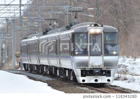 Chitose Line Uenae JR Hokkaido 785 series NE-3 formation (Sapporo) Suzuran 118343280
