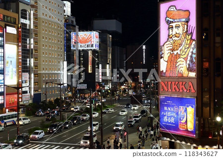 Sapporo Susukino intersection Sapporo Susukino intersection 118343627