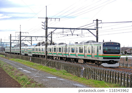 Takasaki Line Okabe-Fukaya JR East E231 series 1000 series U515 (Oyama) 118343962