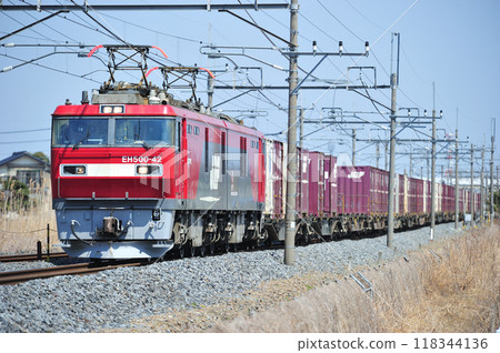東北本線東washimiya-栗橋JR Freight EH500-42(仙台) 東北本線東washimiya-栗橋JR Freight EH500-42(仙台) 118344136