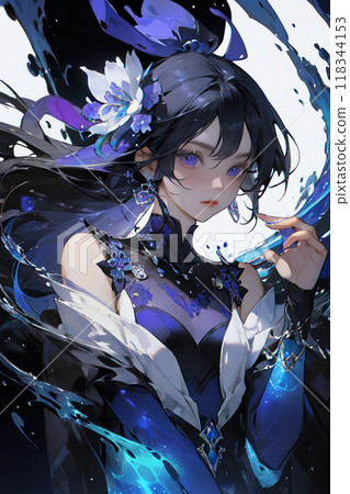 female, lady, woman 118344153