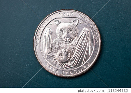 Quarter dollar US, 25 cent coin Quarter dollar US, 25 cent coin 118344583